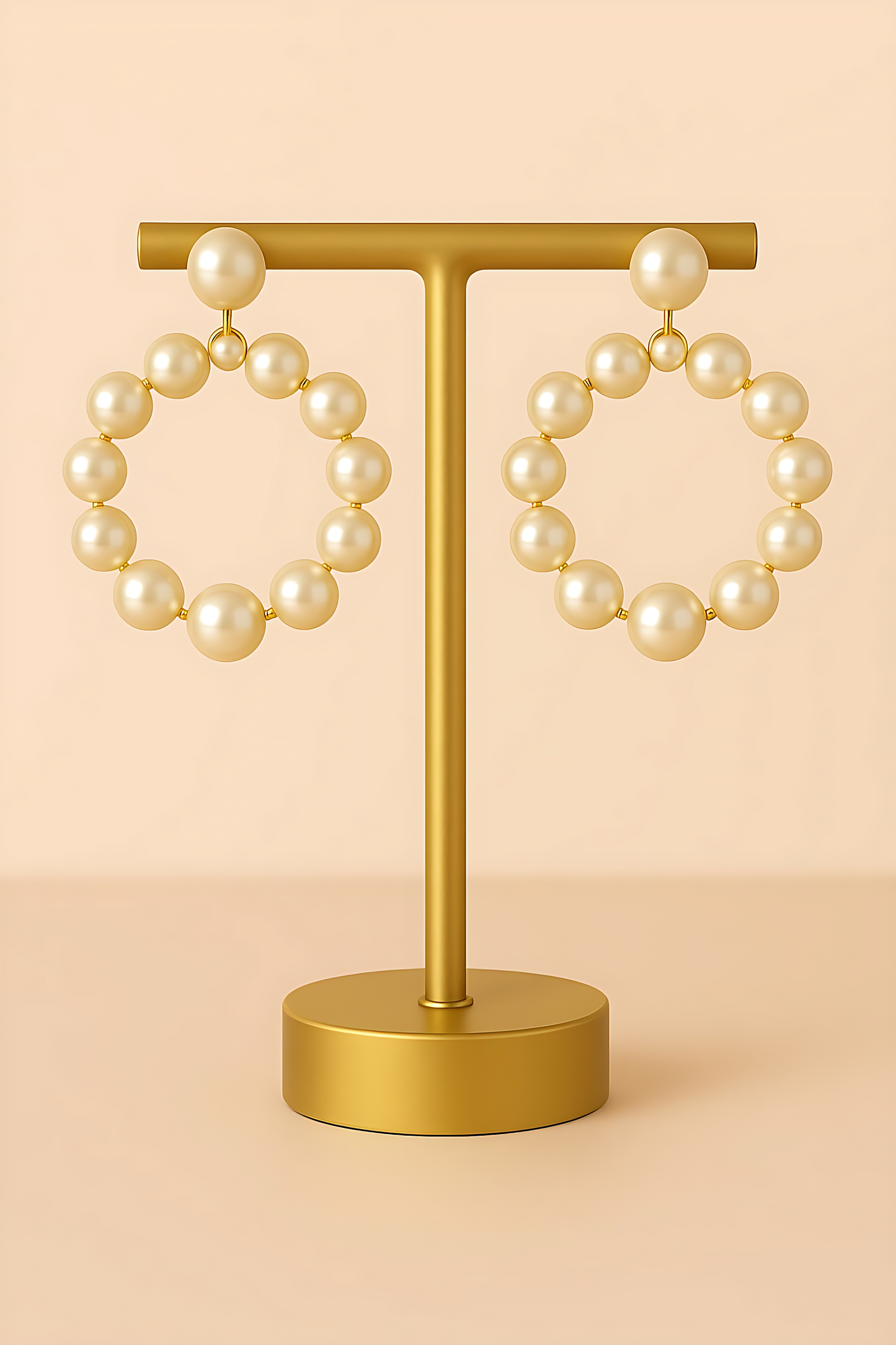 E-Lustrous Elegance – Multi-Layered Classic Pearl Necklace