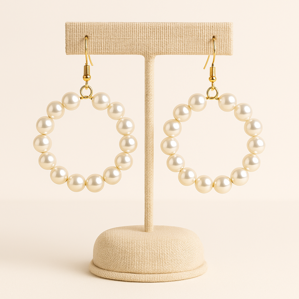 G-Luxurious Multi-Strand Pearl Statement Necklace – Classic Elegance for Weddings, Parties & Everyday Glam